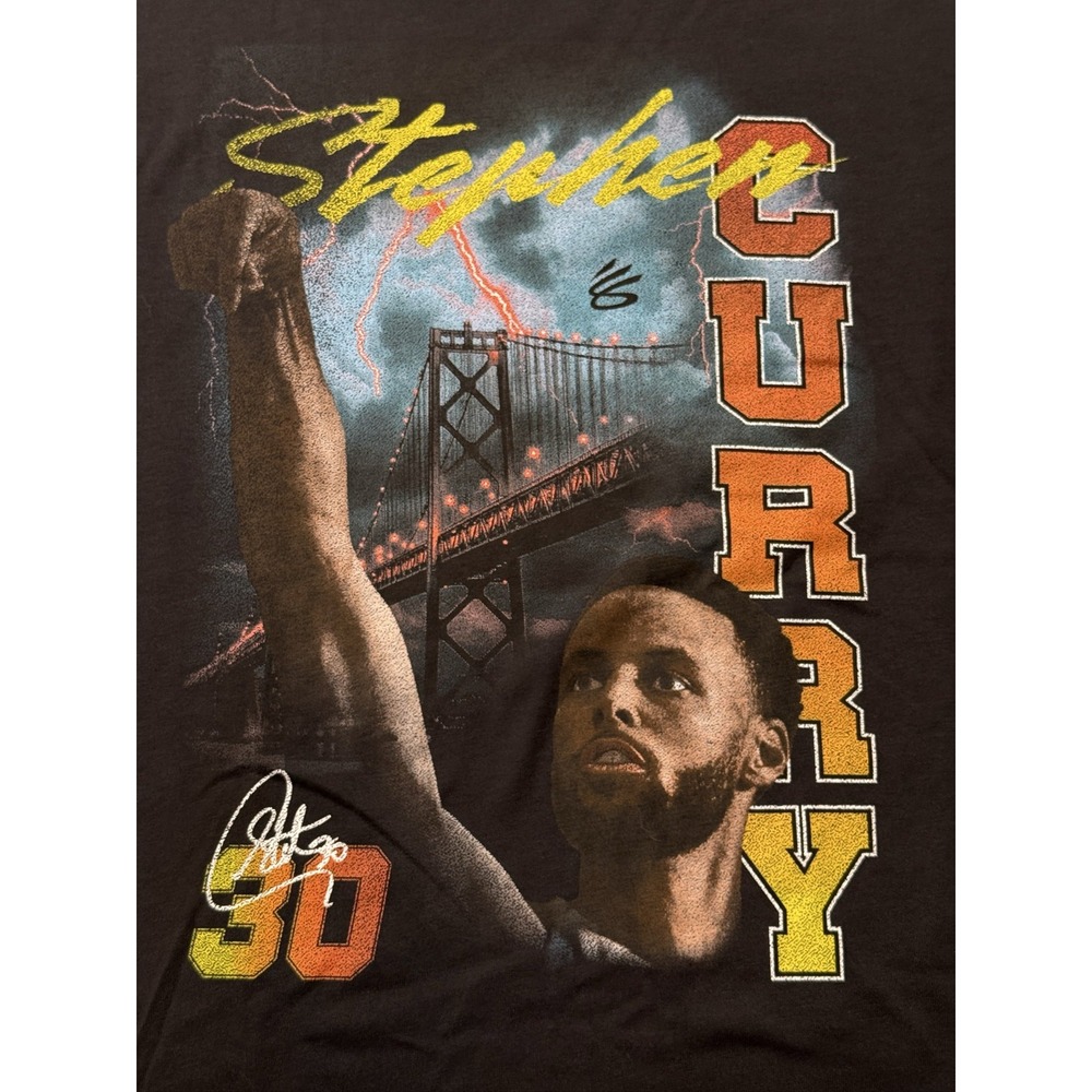 Under Armour Stephen Curry ASG Short Sleeve T-Shirt Men's L Black Loose Fit